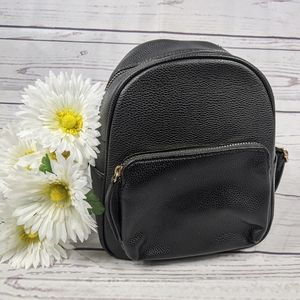 small black backpack primark